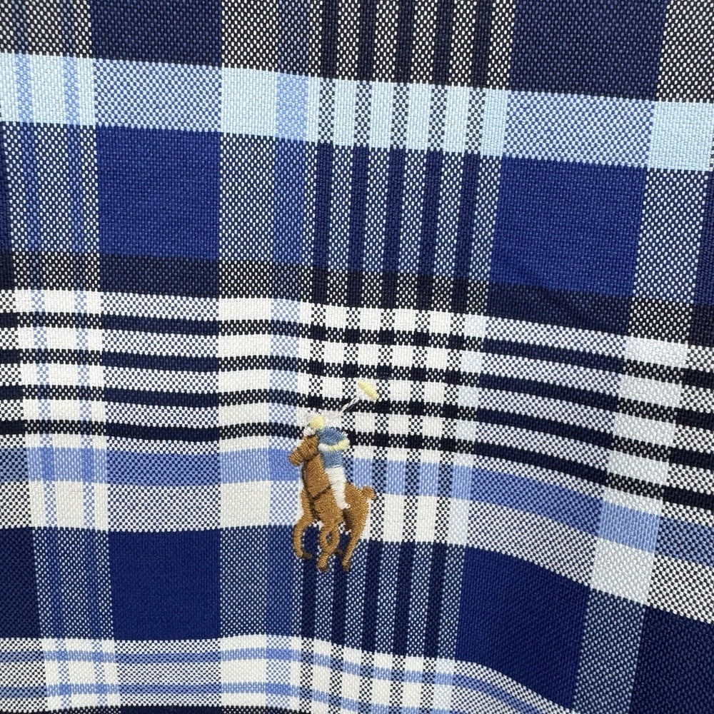 NEW Polo Ralph Lauren Classic Fit Button Down Plaid Shirt Men's XL Soft Easy - Picture 2 of 5